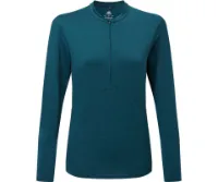 Mountain Equipment Nava LS Zip Tee Women Mountain Equipment Nava LS Zip Tee Women