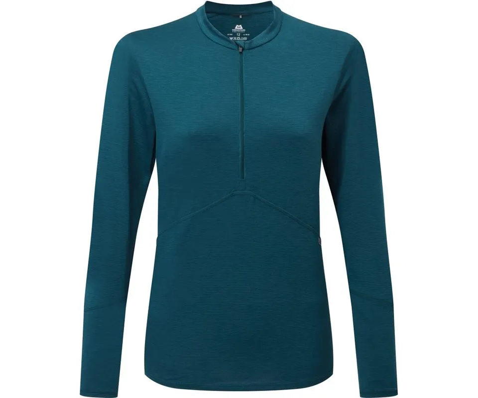 Mountain Equipment Nava LS Zip Tee Women Mountain Equipment Nava LS Zip Tee Women