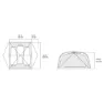 Mountain Hardwear Aspect 3p Telt, Grey ice, 3 Steder