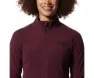 Mountain Hardwear Microchill 2.0 Jacket Women, Cocoa red