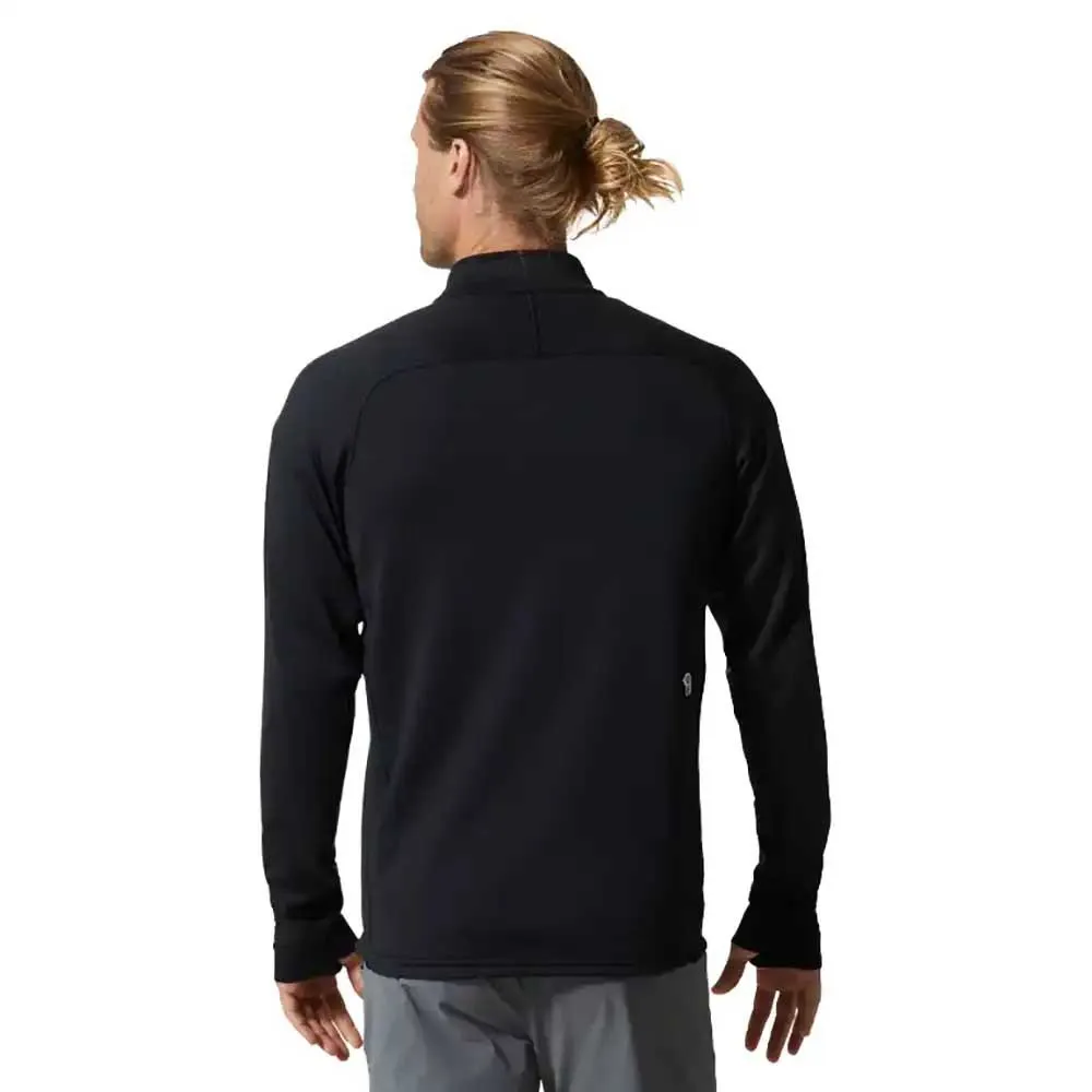 Mountain Hardwear Polartec® Power Grid™ Jakke, Black Mountain Hardwear Polartec® Power Grid™ Jakke, Black