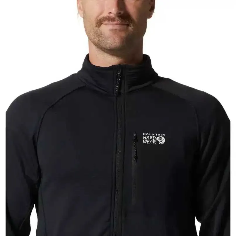 Mountain Hardwear Polartec® Power Grid™ Jakke, Black Mountain Hardwear Polartec® Power Grid™ Jakke, Black