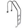 Mountfield Azuro Standard 3-trinns Plaststige For Overjordiske Basseng 110 Cm unisex, Stainless steel, One Size