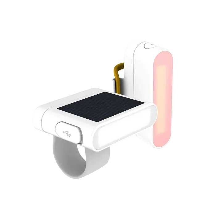 Mpowerd Luci Solar Bike Light Set, White, One Size