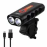 MSC BIKES 1000 Battery Indicator Frontlys, Black, 1000 Lysstyrker