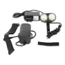 MSC BIKES 2000 Double Frontlys, Black, 2000 Lysstyrker