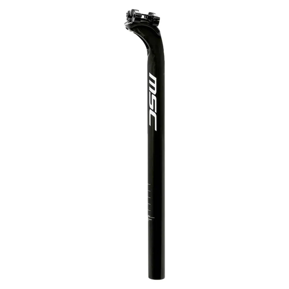 MSC BIKES Carbon Setepinne, Black, 400mm, 31.6mm