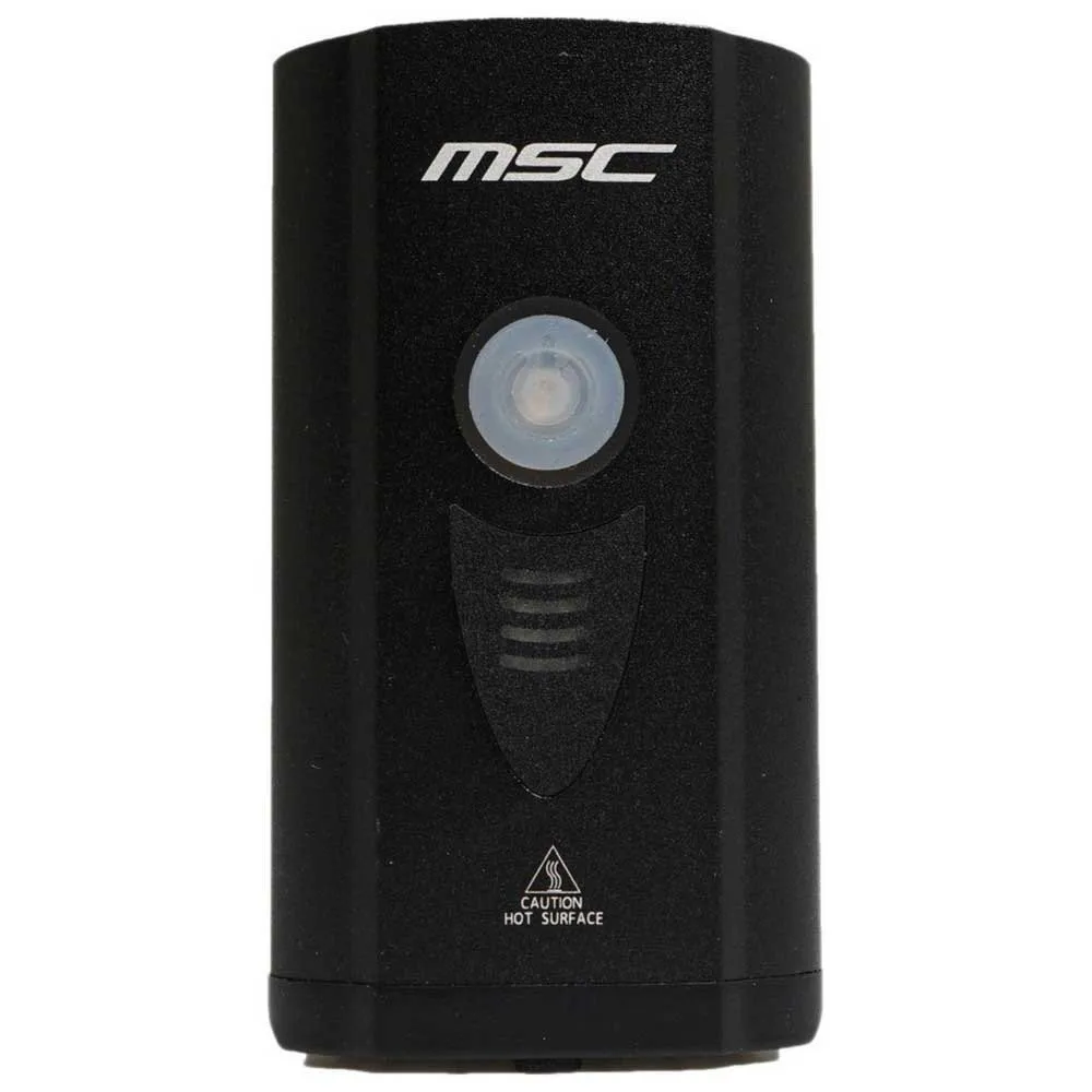 MSC BIKES Frontlys, Black, 900 Lysstyrker MSC BIKES Frontlys, Black, 900 Lysstyrker