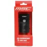 MSC BIKES Frontlys, Black, 900 Lysstyrker