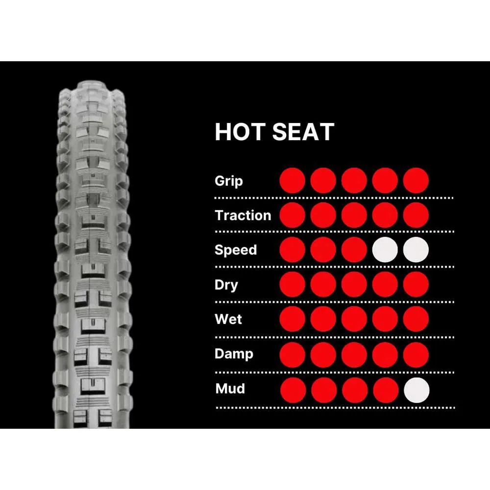 MSC BIKES Hot Seat 2c Dh Xtrem Shield 60tpi Tubeless 29´´ X 2.50 Mtb-dekk, Black, 29" x 2.50, Sykkeldekk MSC BIKES Hot Seat 2c Dh Xtrem Shield 60tpi Tubeless 29´´ X 2.50 Mtb-dekk, Black, 29" x 2.50, Sykkeldekk