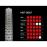 MSC BIKES Hot Seat 2c Dh Xtrem Shield 60tpi Tubeless 29´´ X 2.50 Mtb-dekk, Black, 29" x 2.50, Sykkeldekk