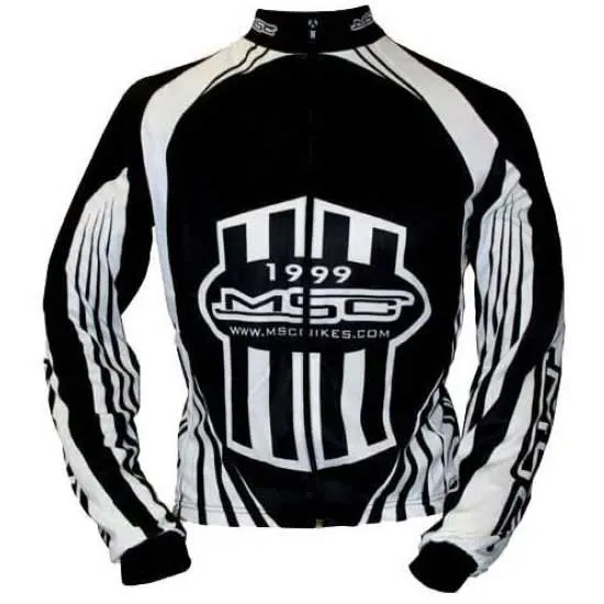 MSC BIKES Langermet Trøye, Black / white, S MSC BIKES Langermet Trøye, Black / white, S