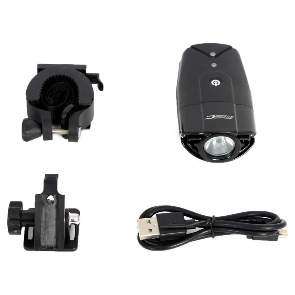 MSC BIKES Led 800 Frontlys, Black, 800 Lysstyrker MSC BIKES Led 800 Frontlys, Black, 800 Lysstyrker