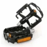 MSC BIKES Plataform Crmo Reflector Sykkelpedaler, Black, One Size
