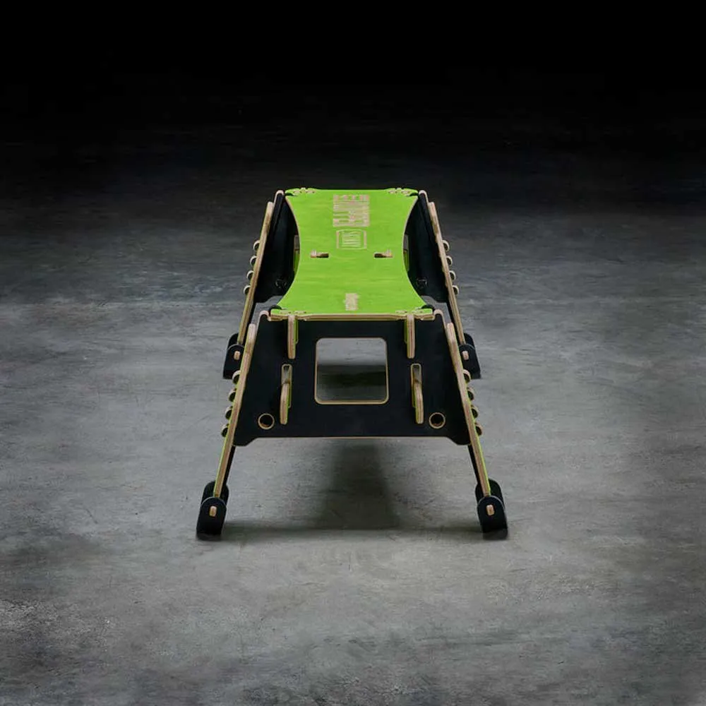 MTB Hopper Skinny Bridge Rampe, Green, One Size MTB Hopper Skinny Bridge Rampe, Green, One Size