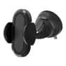Muvit Mobilholder Til Bil Med Qi Trådløs Lader 5w/7.5w For Dashbord/frontrute/ventilasjonsåpning 2a 10w, Black, One Size