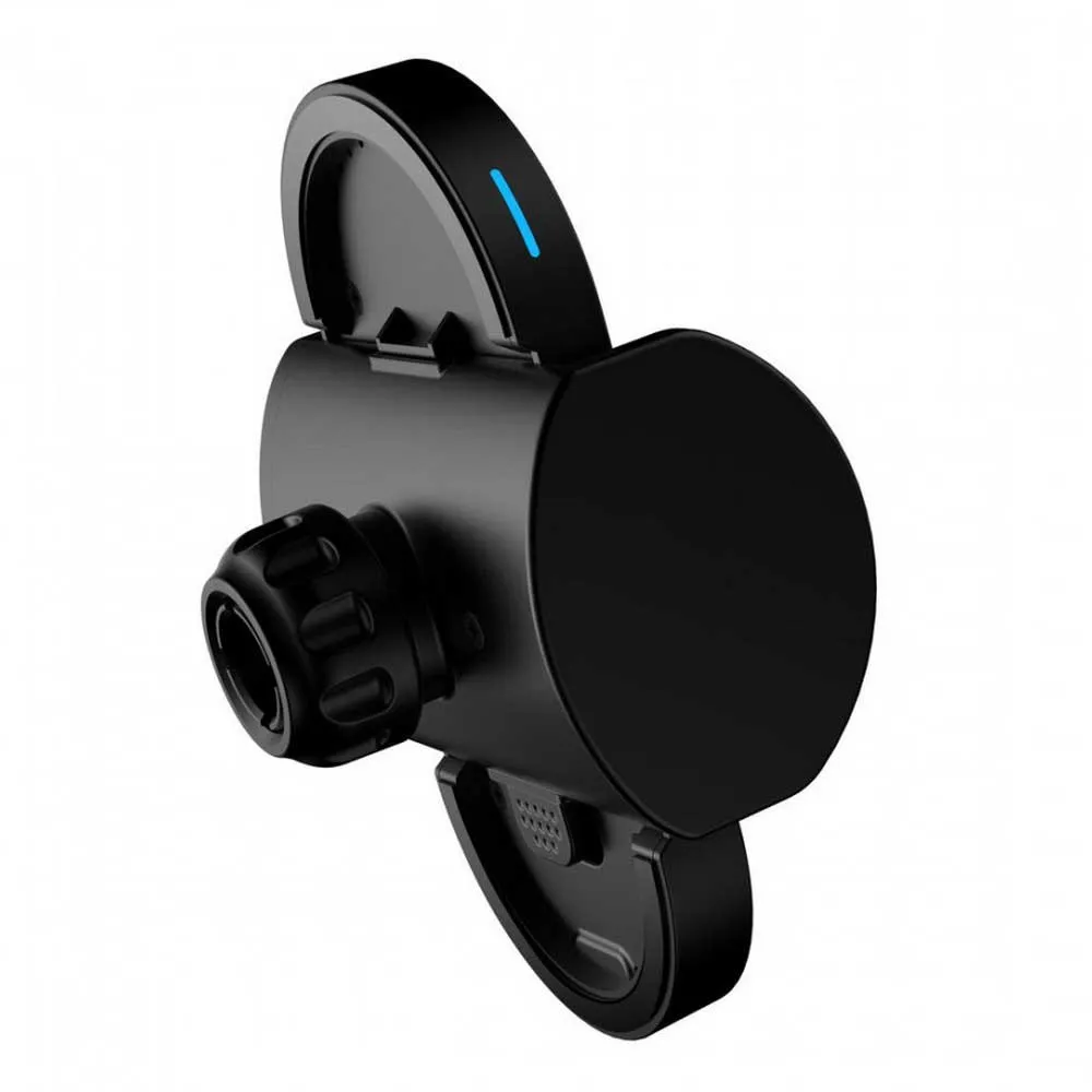 Muvit Mobilholder Til Bil Med Qi Trådløs Lader 5w/7.5w For Dashbord/frontrute/ventilasjonsåpning 2a 10w, Black, One Size