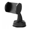Muvit Mobilholder Til Bil Med Qi Trådløs Lader 5w/7.5w For Dashbord/frontrute/ventilasjonsåpning 2a 10w, Black, One Size