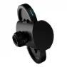 Muvit Mobilholder Til Bil Med Qi Trådløs Lader 5w/7.5w For Dashbord/frontrute/ventilasjonsåpning 2a 10w, Black, One Size