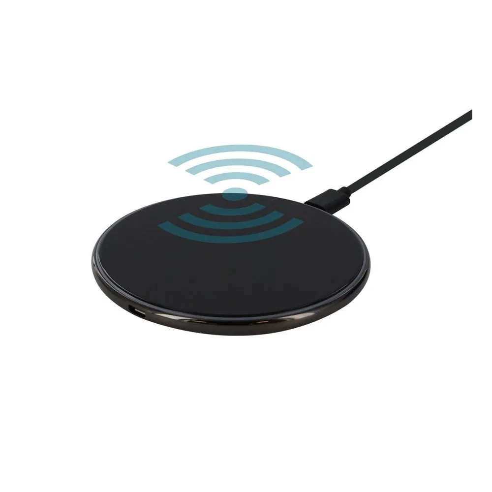 Muvit Qi Wireless Desktop 5/7.5/10/15w Lader, Mirror / silver, One Size