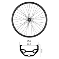 MVtek 27.5´´ Boost Disc Tubeless Terrengsykkel Forhjul
