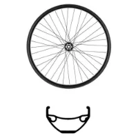 MVtek 27.5´´ Boost Tubeless Terrengsykkel Forhjul