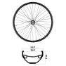 MVtek 29´´ Tubeless Terrengsykkel Forhjul, Black, 15 x 100mm