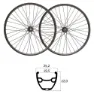 MVtek 700 6b Disc 9/10/11s Hjulsett For Grussykkel, Black, 12 x 100 / 12 x 142mm, Shimano/Sram HG
