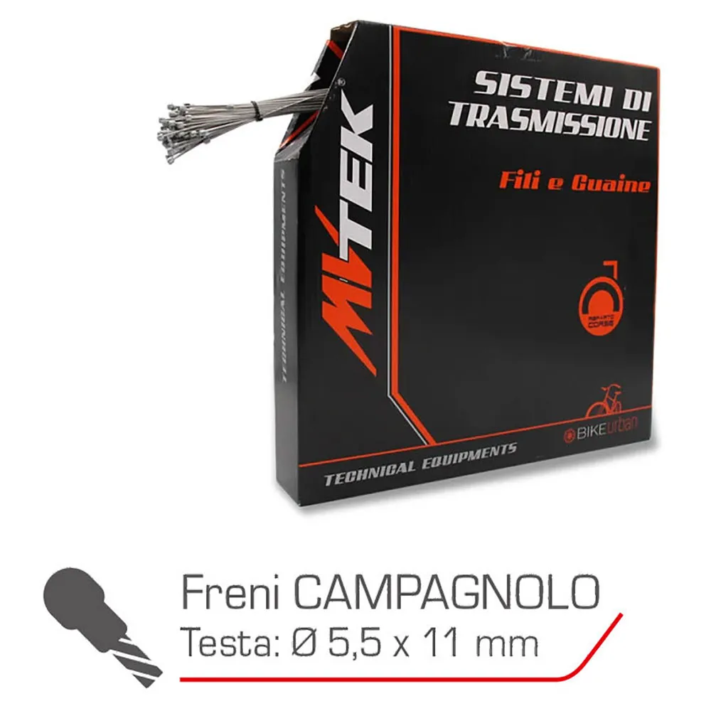 MVtek Campagnolo Road Bremsekabel 100 Enheter, Multicolor, 1.5 x 2000mm MVtek Campagnolo Road Bremsekabel 100 Enheter, Multicolor, 1.5 x 2000mm