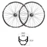 MVtek E-bike V-brake 28´´ Tubeless Landeveishjulsett, Black, 9 x 100 / 9 x 135mm, Shimano/Sram HG