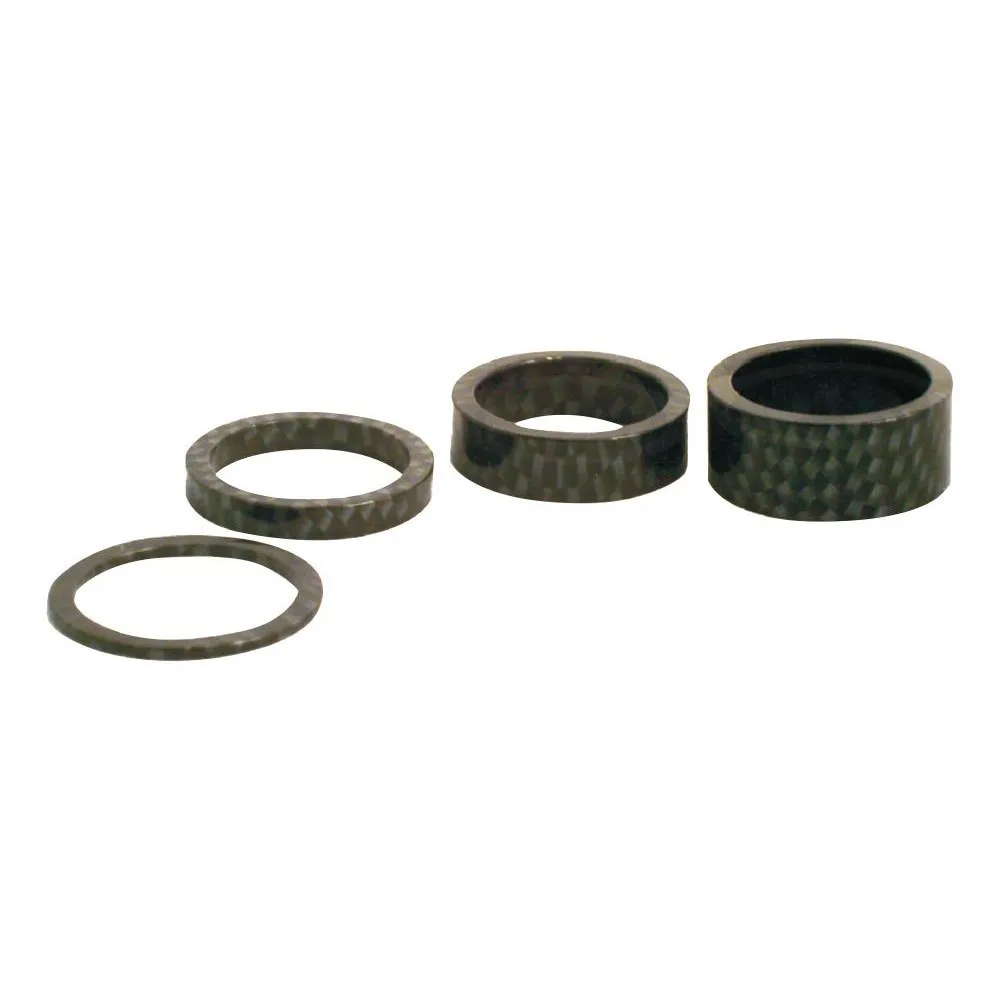 MVtek Shim 10 Mm 28.6 Mm Carbon Avstandsstykker 10 Enheter, Black, One Size