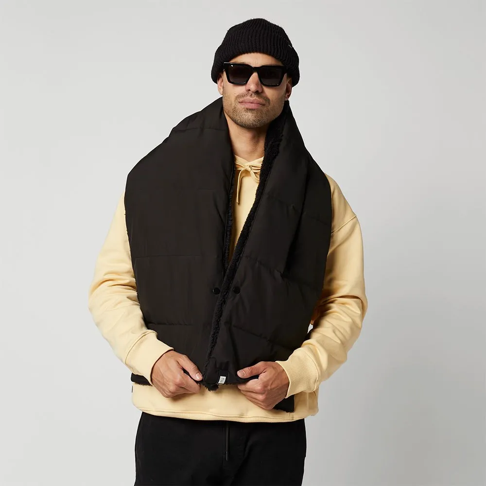 Mystic Dts Padded Shawl Skjerf, Black