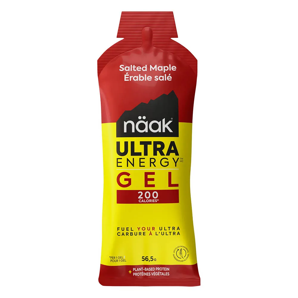 Näak Ultra Energy™ Boks Med Energigeler Saltet Lønn 57g 12 Enheter, Salted maple, One Size