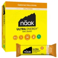 Näak Ultra Energy™ Caffeine Energibar Boks Karamell Macchiato 50g 12 Enheter