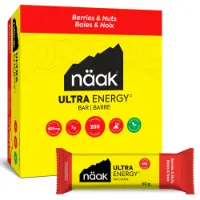 Näak Ultra Energy™ Energibar Boks Bær Og Nøtter 50g 12 Enheter