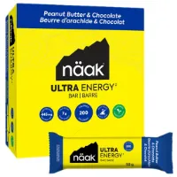 Näak Ultra Energy™ Energibar Boks Banan Og Sjokolade 50g 12 Enheter