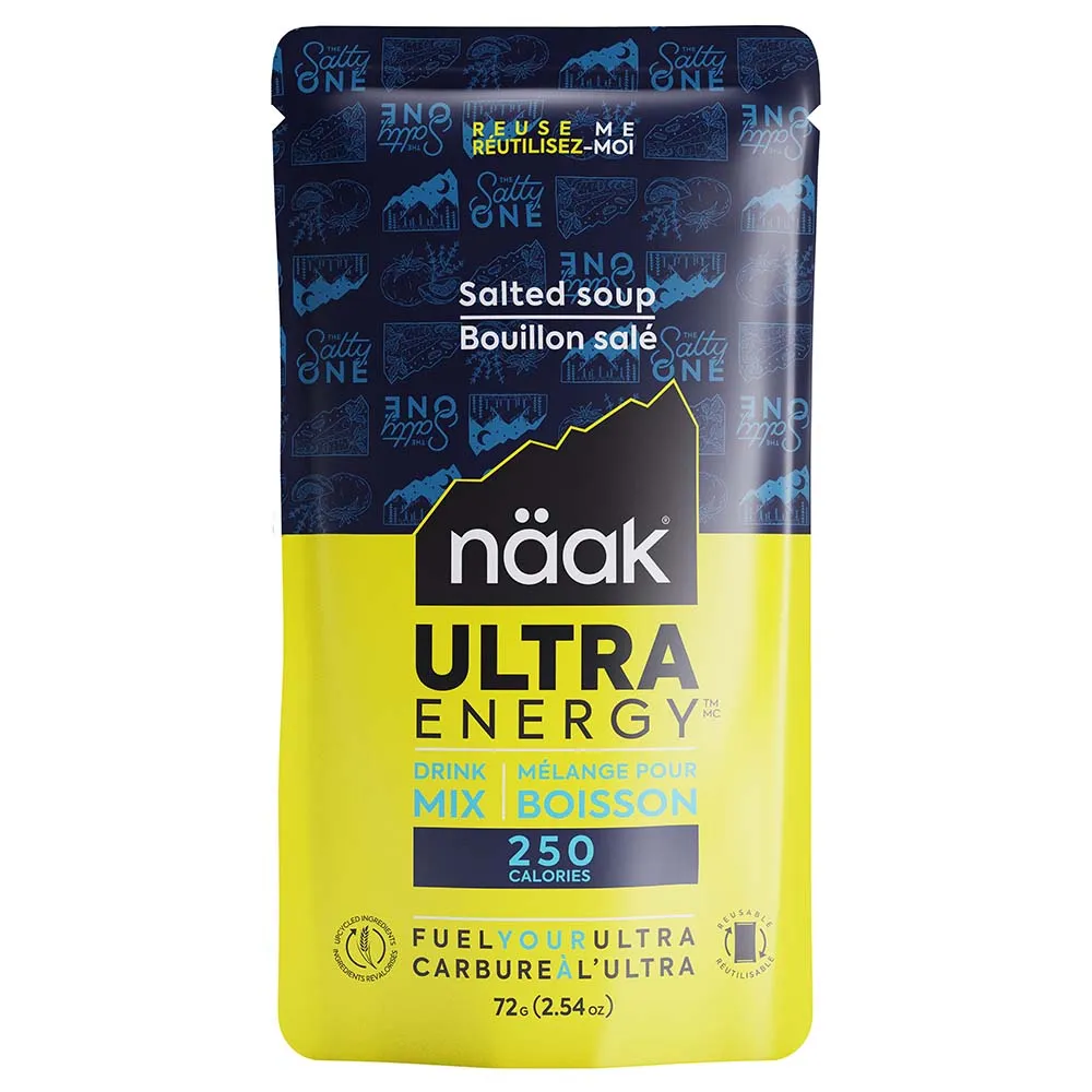 Näak Ultra Energy™ Energidrikk Enkeltdoseboks Saltet Suppe 72g 6 Enheter, Salted soup, One Size