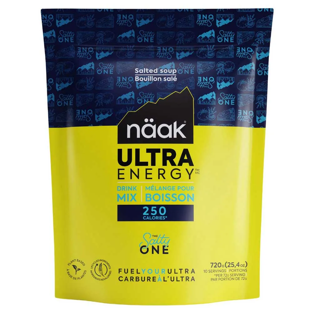 Näak Ultra Energy™ Isotonisk Pulverdrikk Saltet Suppe 720g, Salted caramel, One Size