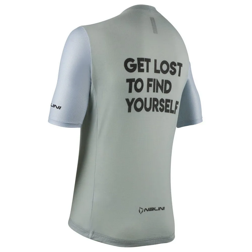Nalini Gravel Kort Ermet Trøye, Grey, M