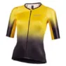 Nalini New Ergo Fit Kort Ermet Trøye, Black / yellow, S