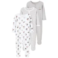 Name It Bear 3 Pack Pysjamas Name It Bear 3 Pack Pysjamas