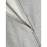 Name It Lena Card Genser Med Hel Glidelås, Grey melange, 7-8Y