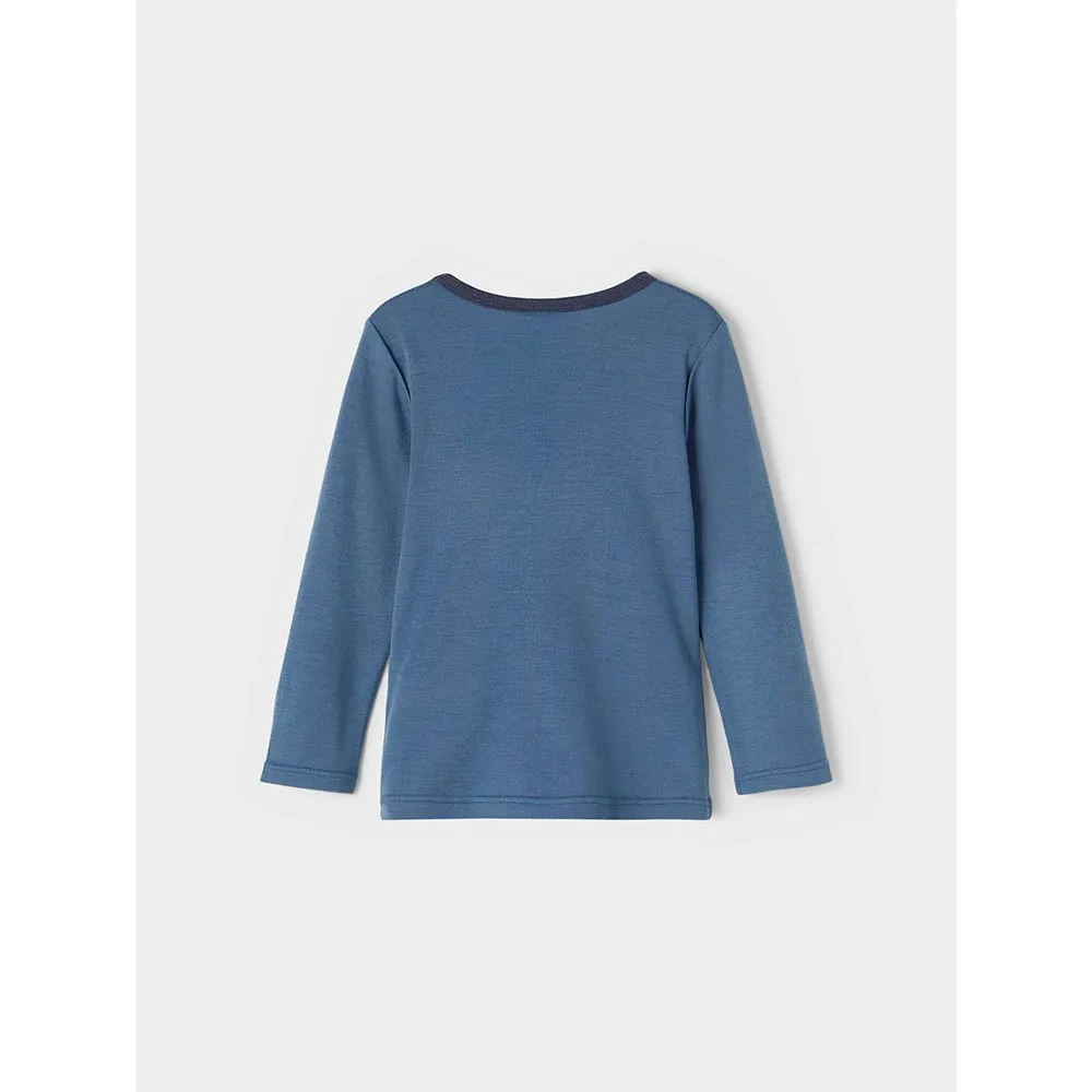 Name It Willit Xxi Wool Langarmet T-skjorte Name It Willit Xxi Wool Langarmet T-skjorte
