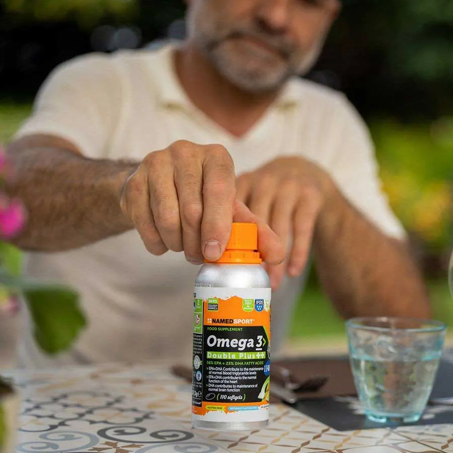 NAMEDSPORT Omega 3 ++ Boks Med Energigeler Nøytral Smak 240 Enheter, Multicolor, One Size