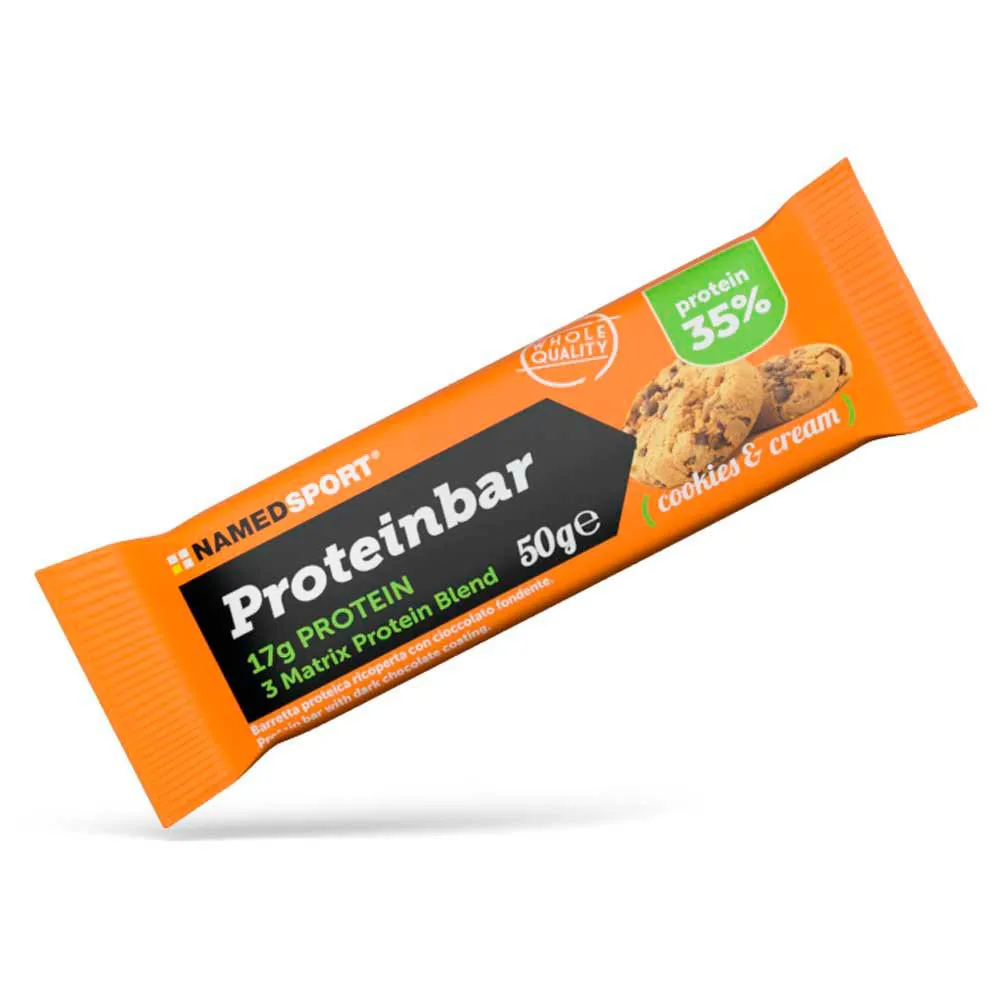 NAMEDSPORT Proteinbarerboks Kjeks Og Krem 50g 12 Enheter, One size