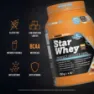 NAMEDSPORT Star Isolert Myseprotein Deilig Hasselnøtt 750g, Multicolor, One Size