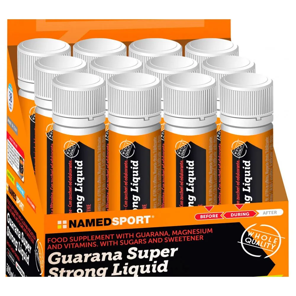 NAMEDSPORT Super Strong Energidrikk Enkeltdoseboks Guarana 20ml 20 Enheter, Neutral, One Size NAMEDSPORT Super Strong Energidrikk Enkeltdoseboks Guarana 20ml 20 Enheter, Neutral, One Size