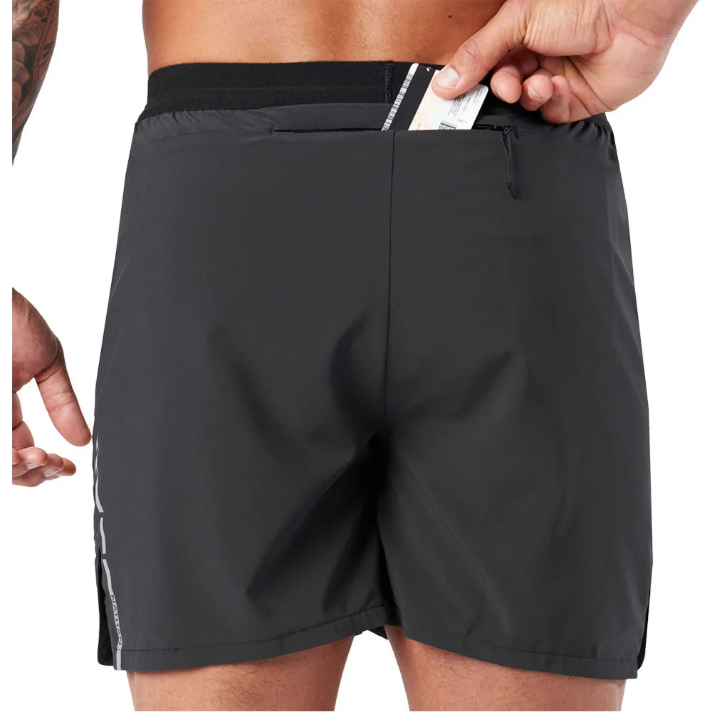 Nathan Front Runner 5´´ 3.0 2-i-1 Shorts male, Black Nathan Front Runner 5´´ 3.0 2-i-1 Shorts male, Black