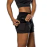 Nathan Front Runner 6´´ 3.0 2-i-1 Shorts female, Black