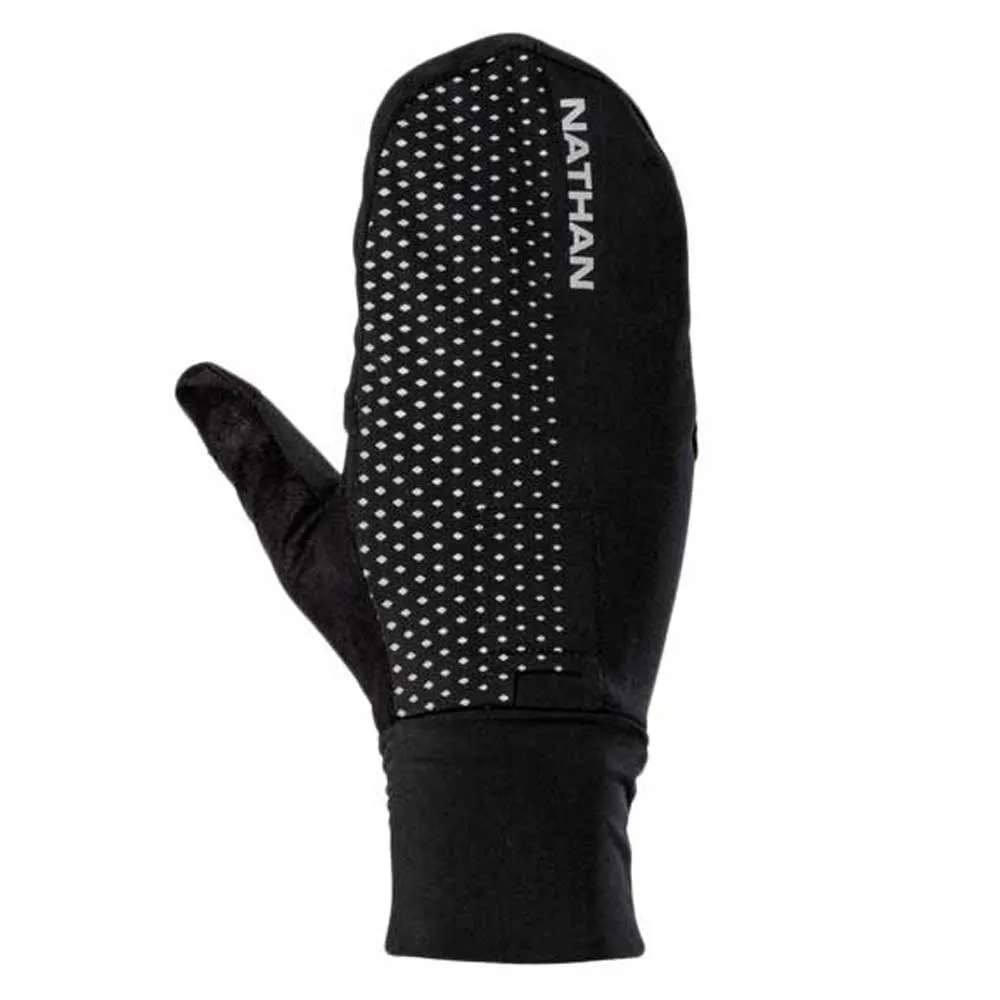 Nathan Hypernight Reflective Convertible Mitt Hansker male Nathan Hypernight Reflective Convertible Mitt Hansker male